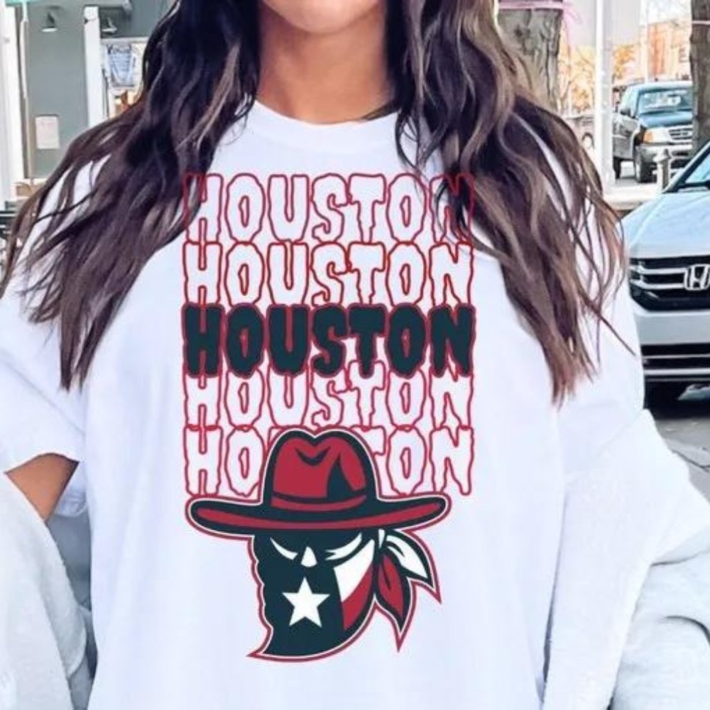 Houston Football Team Football T-shirt, Every Day Oversized Shirt